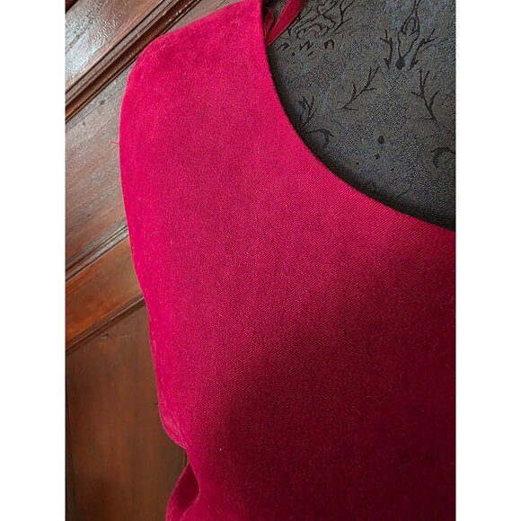 Studio I Womens Petite Sleeveless Red Sheath Dress Size 14P - Picture 2 of 7